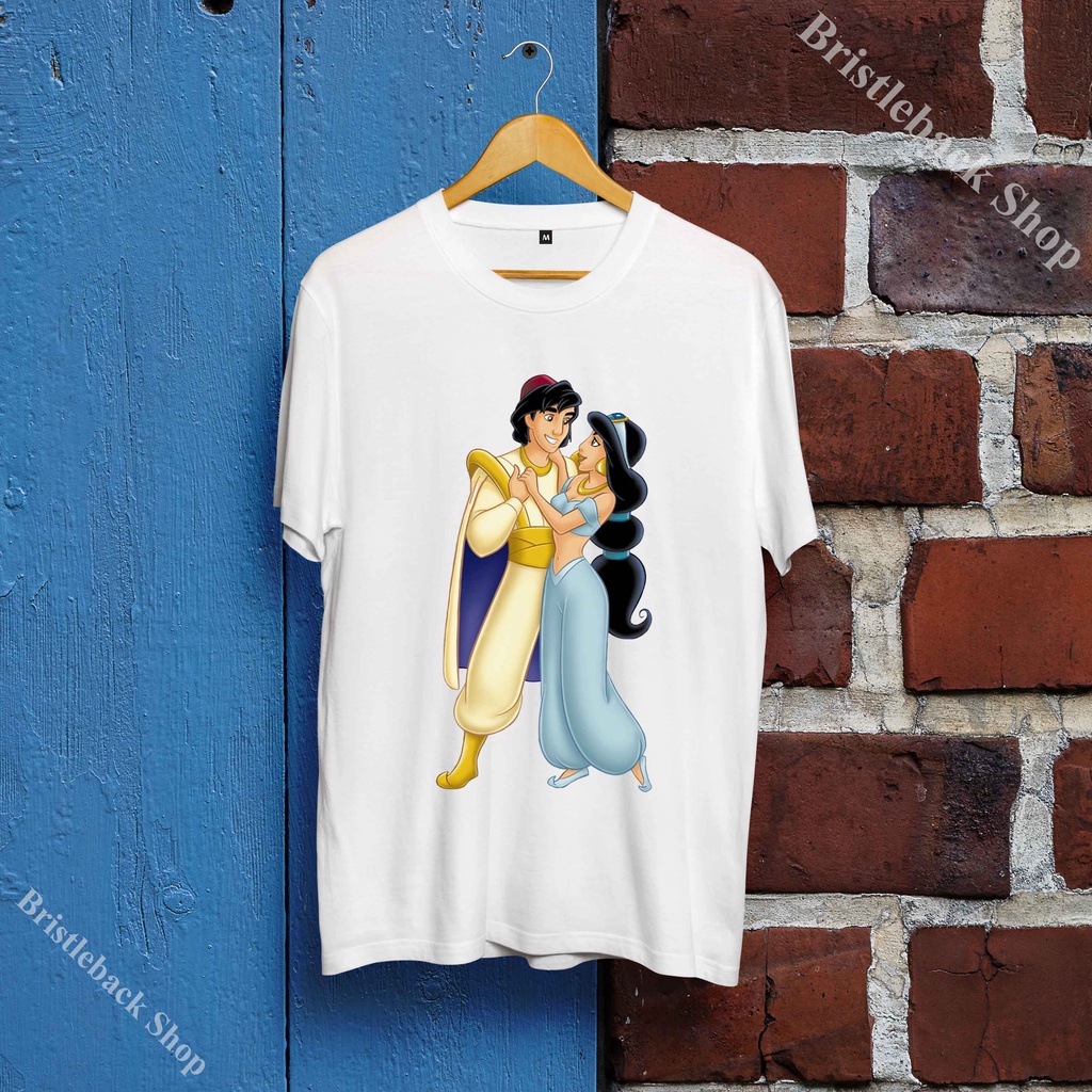 Áo Thun Aladdin và cây đèn thần Unisex Cotton cổ tròn mềm mại trẻ trung phong cách I8ALD019