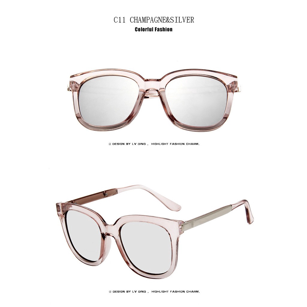 Kính mát SAMJUNE gọng bản to thời trang Hàn Quốc cho nữ