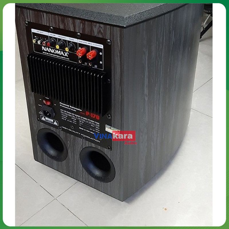 [ Tăng cường Bass hay] Loa Sub Nanomax P-180, P170, Bo se  âm bass sâu, nghe nhạc đã tai, hát karaoke gấp đôi dàn thường