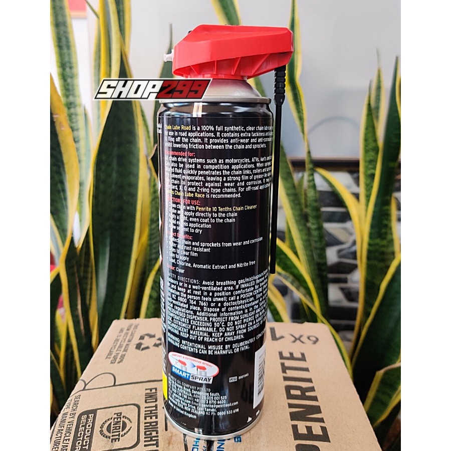Xịt dưỡng sên xích cao cấp PENRITE CHAIN LUBE ROAD 400ML