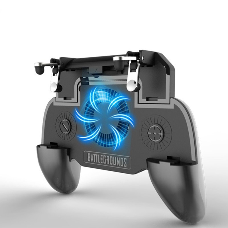 Tay cầm chơi game tích hợp pin sạc dự phòng và quạt tản nhiệt cho Smartphone