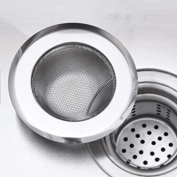 Dụng cụ lọc rác bồn rửa chén inoxFREESHIP Giỏ lọc rác inox