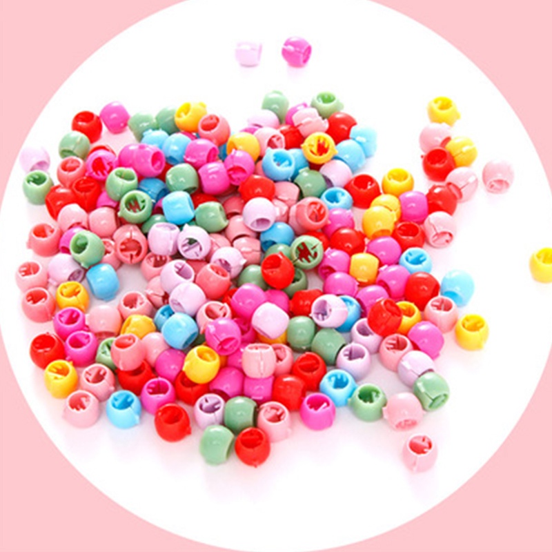 Kẹp Tóc Nhựa Mini Đính Hạt Dễ Thương