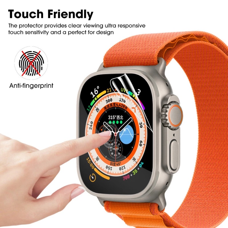 Miếng dán bảo vệ màn hình JANSIN thích hợp cho đồng hồ thông minh apple watch iwatch series ultra 8 49mm 45mm 41mm