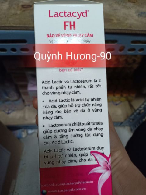 Lactacyd FH 250ml dung dịch vệ sinh an toàn cho phụ nữ