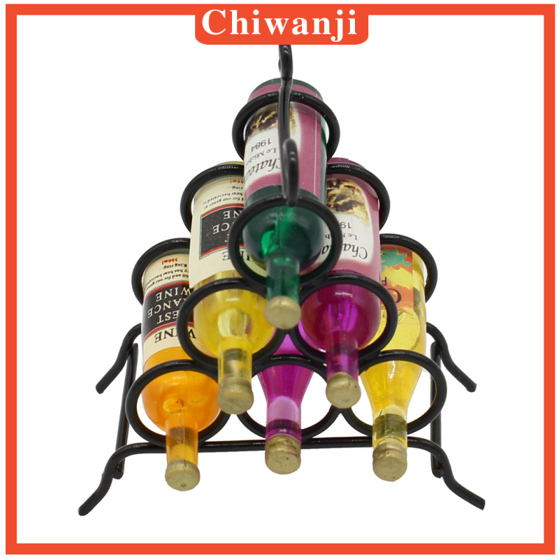 Mô Hình Giá Đỡ Chai Rượu Vang Trang Trí Nhà Búp Bê Tỉ Lệ 1: 12