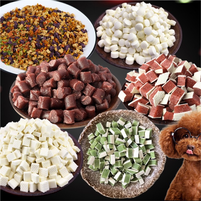 Các loại snack cho cún gói 1kg