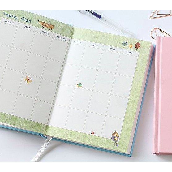 365 Daily Planner - Sổ kế hoạch planner 365 dày dặn tiện lợi