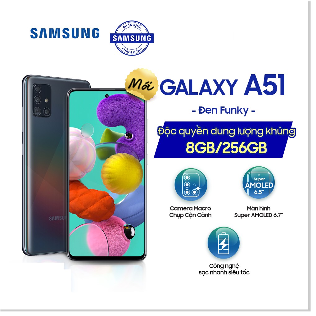 Điện thoại Samsung Galaxy A51 8GB/256GB - Hàng Chính Hãng - Bảo Hành 12 Tháng | BigBuy360 - bigbuy360.vn