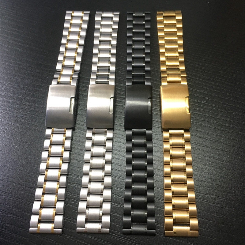 Dây đeo đồng hồ inox thời trang 14mm 16mm 18mm 19mm 20mm 21mm 22mm 24mm 26mm