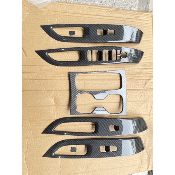 Ốp nội thất xe Tucson 2022 2023 2024 3 bản Carbon + Vân đá  Phụ kiện trang trí dán