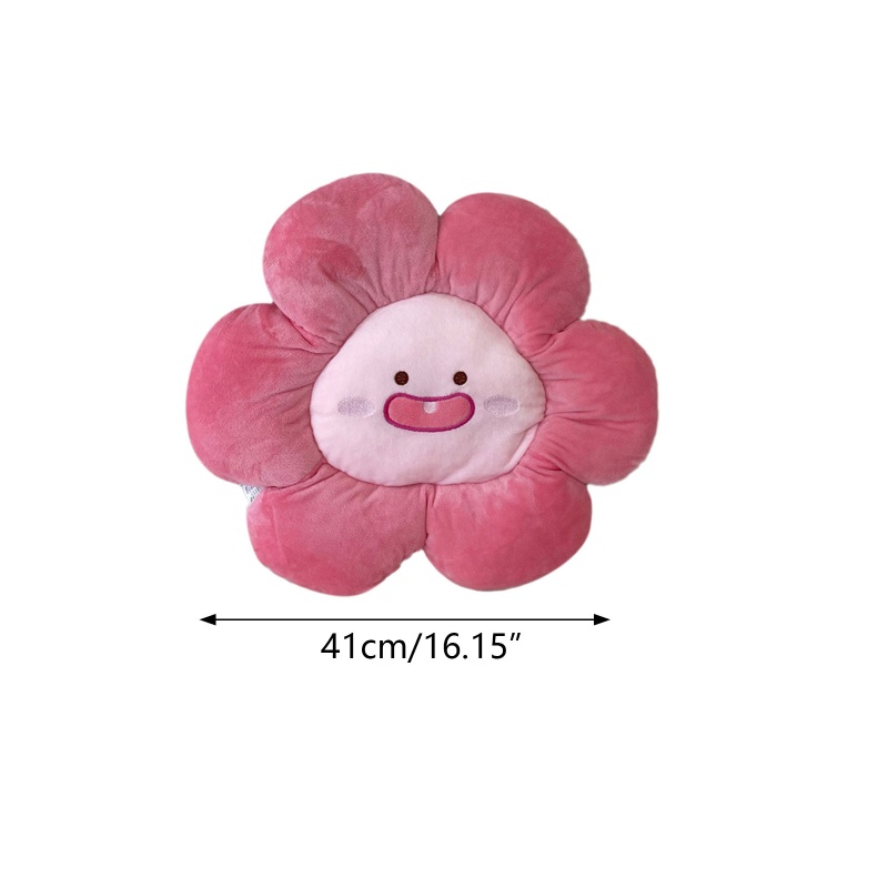 Gối Nhồi Bông Mềm Mại Hình Bông Hoa Dễ Thương 45cm Trang Trí Nhà Cửa