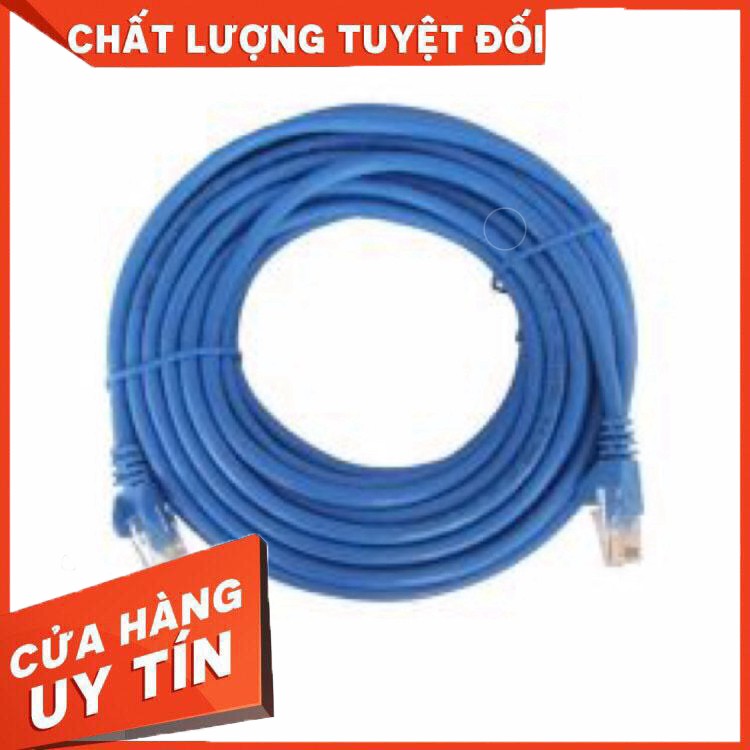 Dây mạng 30m, 20m, 40m dây mạng CAT5 bấm sẵn 2 đầu Trằng - Đen