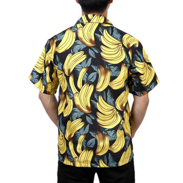 Áo Sơ Mi Chuối Nam, Quần Đùi Chuối Nam Vải Lanh Loại I Đủ Size Từ 55-115kg - Lucky Girl shop