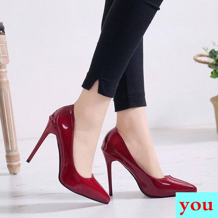 Giày Cao Gót Size Lớn 41 42 12cm Zhuan35-44 Thời Trang Dành Cho Nữ