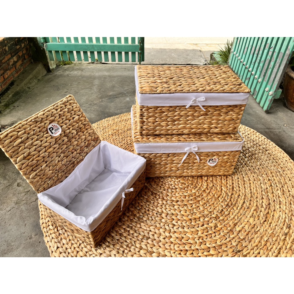 KHAY LỤC BÌNH CÓ NẮP LÓT VẢI HÀNG LOẠI 1