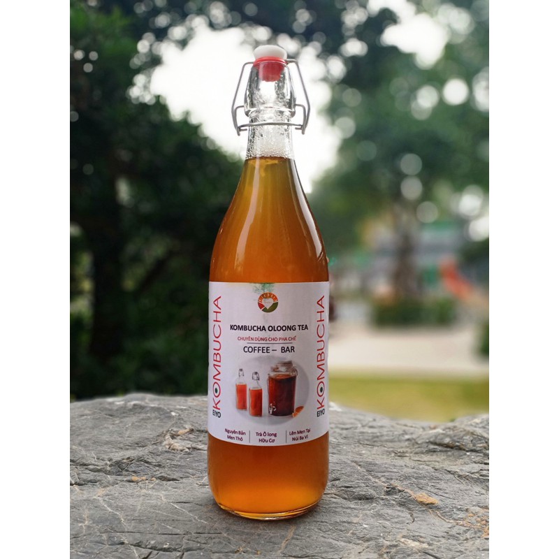 Trà KOMBUCHA OLOONG TEA - Nguyên Chất Thô (chuyên dùng cho pha chế tại Nhà &amp; Quán cà phê, quán bar, trà chanh, trà sữa)