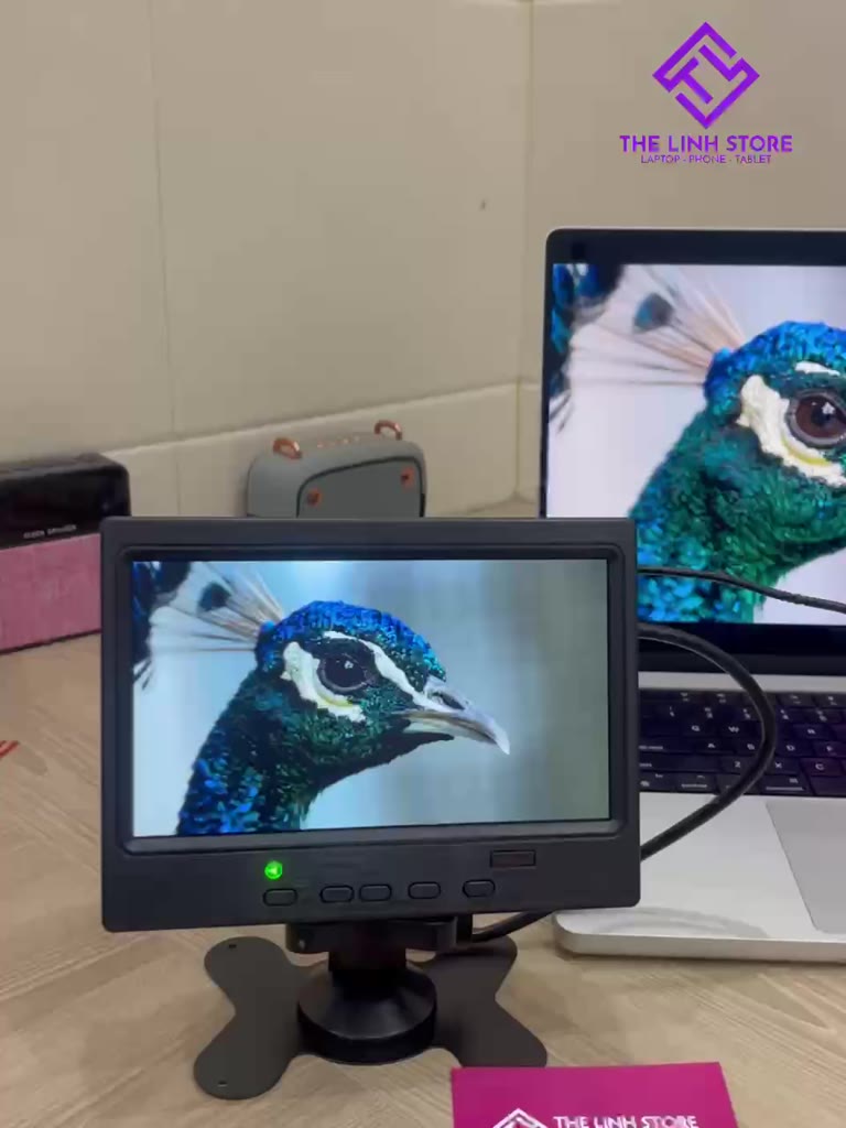 Màn hình rời 7 inch IPS có chân đế - hỗ trợ AV VGA HDMI | BigBuy360 - bigbuy360.vn