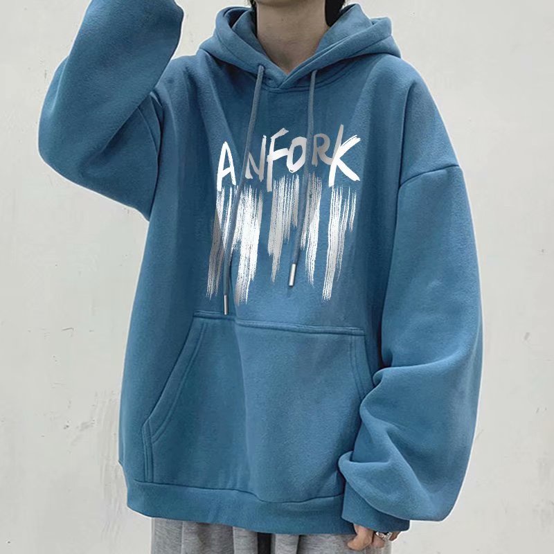 Áo hoodie hip hop Hàn Quốc 5 màu tùy chọn M-8Xl