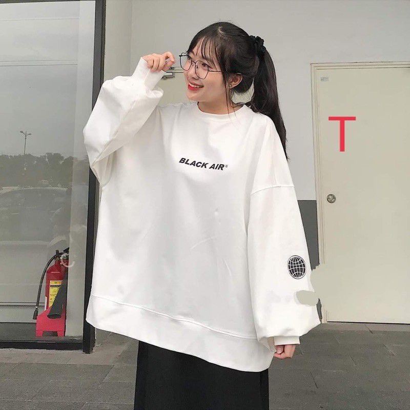 áo sweater , hodi nỉ bông black🦋thời trang thu đông nam nữ🦋form thụng tay cánh rơi🦋unisex freesize ulzzang giá rẻ❤