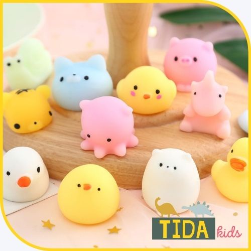 Thú Mochi Xả Stress, Đồ Chơi Thú Mochi Squishy Cute Dễ Thương Xua Tan Mệt Mỏi - Văn Phòng Phẩm TiDa Kids Shop Giá Rẻ