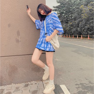 Áo Thun Tie Dye Heart Unisex