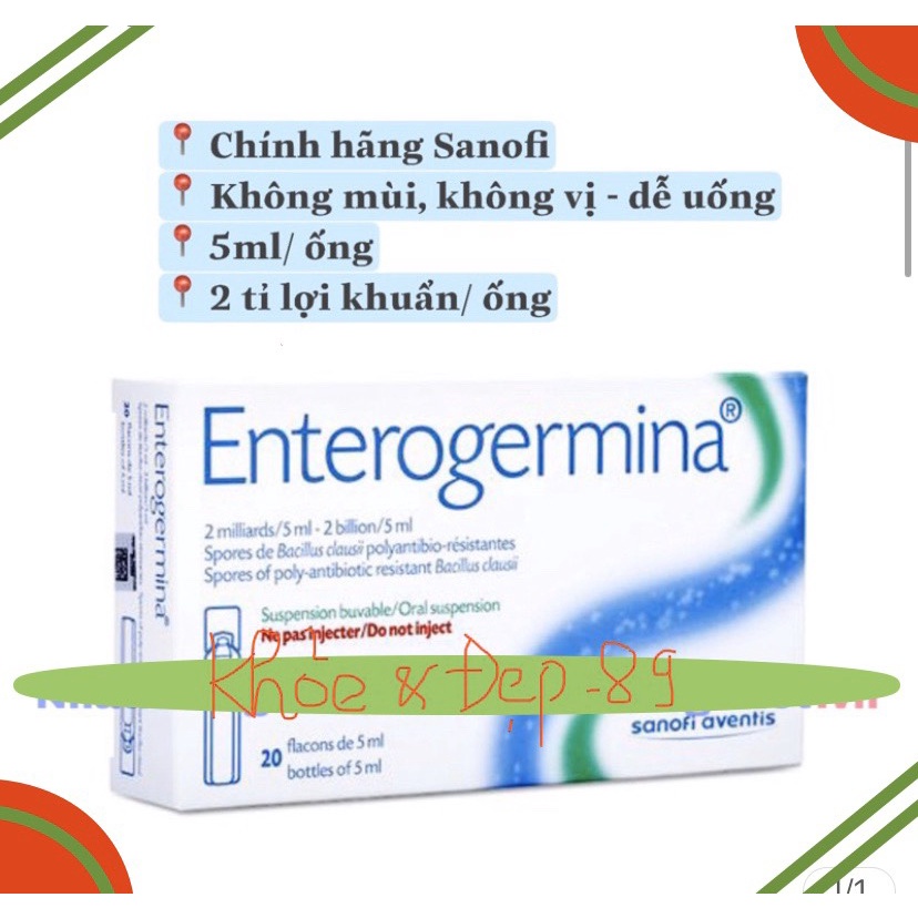 ENTEROGERMINA/ ENTEROPROMINA - MEN TIÊU HÓA - MEN VI SINH ĐƯỜNG RUỘT