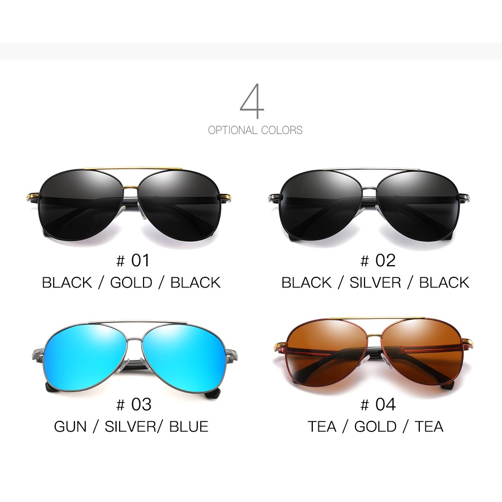 Kính râm phân cực nam nữ Kính lái xe ban đêm chống chói kính lái xe phân cực