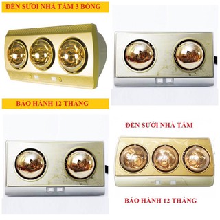 ĐÈN SƯỞI NHÀ TẮM / ĐÈN SƯỞI GẮN TƯỜNG ( LOẠI 2 VÀ 3 BÓNG )