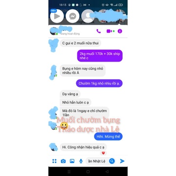 Muối chườm bụng