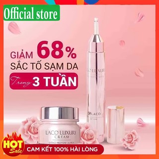 COMBO DƯỠNG DA NGÀY VÀ ĐÊM LACO LUXURY CREAM DNA và AMPOULE