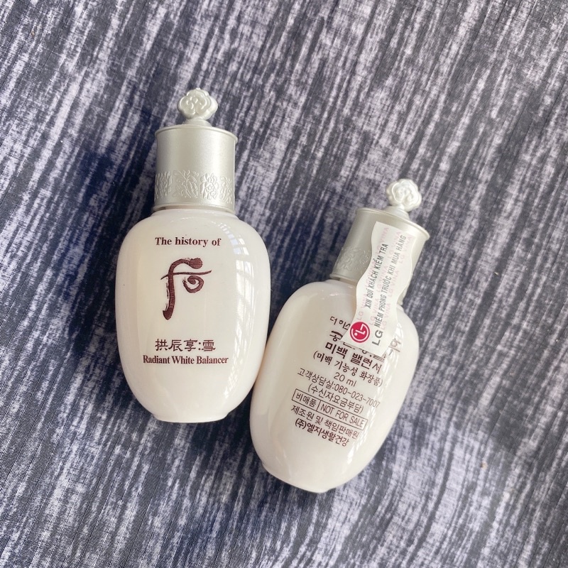 [siêu rẻ] - 1 lọ nước hoa hồng whoo trắng 20ml date 2023