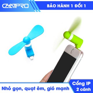 Quạt 2 cánh mini sử dụng cho điện thoại IPhone