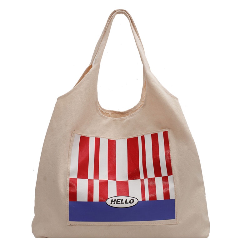 Túi xách canvas sức chứa lớn mẫu mới thời trang mùa thu năm 2021