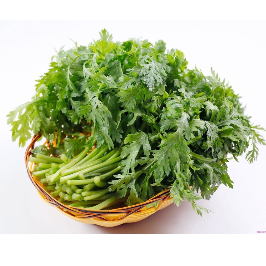 Hạt Giống Rau Cải Cúc, Cải Cúc Tẻ Chân Lùn Lá Sẻ Dễ Trồng, Năng Suất Cao -Gói 20g
