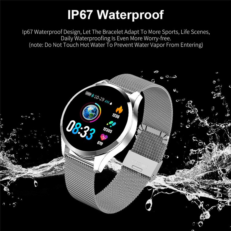 Q9 Smartwatch Color Screen Bluetooth Blood Pressure Heart Rate Monitor Pedometer Fitness Tracker