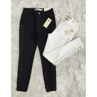 Jeans topshop đan dây sườn