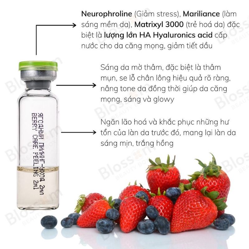 Serum Teana peel da hóa học Berry care pellingw2