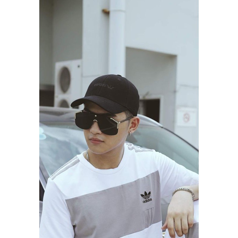 Mũ lưỡi trai adidas full đen, thời trang, cực ngầu