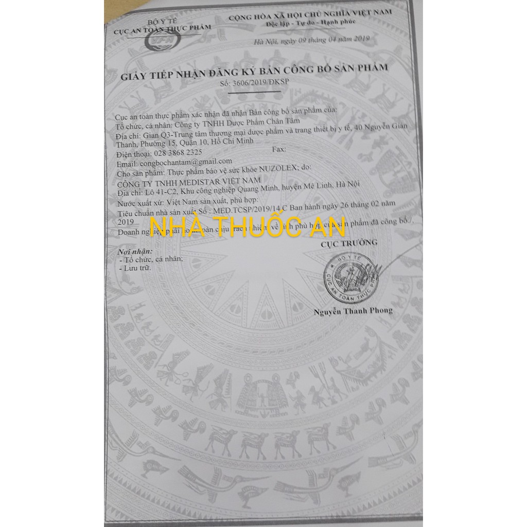 Nuzolex siro bổ sung vitamin khoáng chất cho trẻ | Thế Giới Skin Care