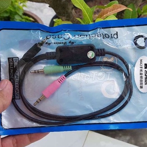 (Sỉ&amp;lẻ) Dây livestream 3 màu kết nối với sound card