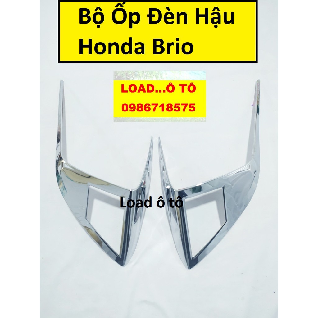 Ốp Đèn Pha Và Hậu Honda Brio 2022-2019 Mạ Crom Cao Cấp