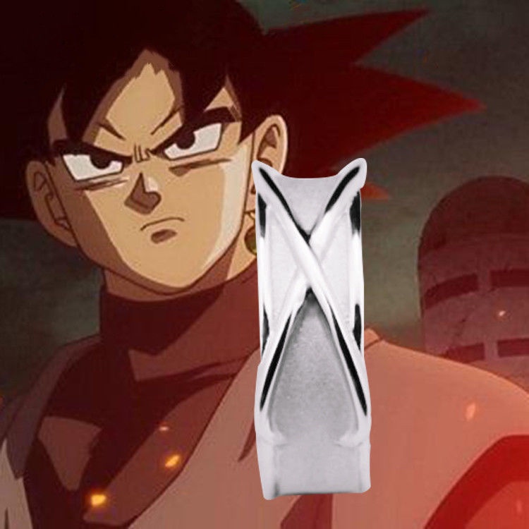 Nhẫn Màu Bạc Có Thể Điều Chỉnh Hóa Trang Nhân Vật Super Zamasu Trong Dragon Ball Z