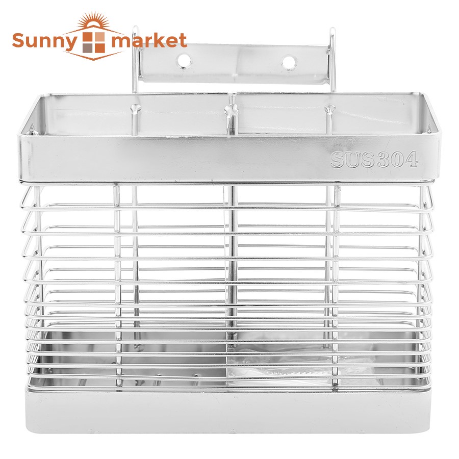 Ống đựng đũa đôi inox SUS 304 cao cấp, ống đựng đũa hai ngăn