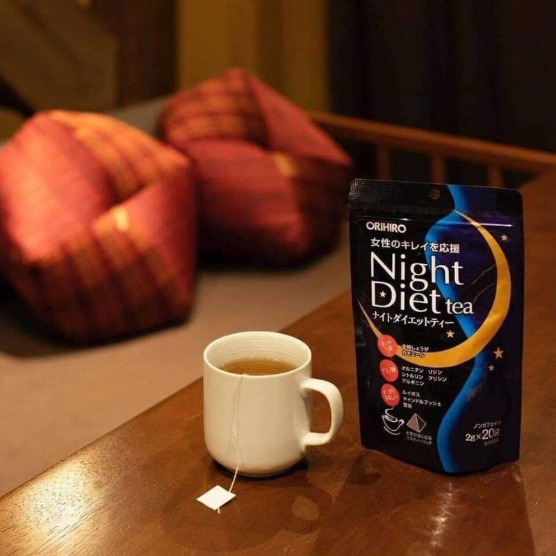 Trà giảm cân Night Diet Tea Orihiro Nhật Bản - Túi 20 gói