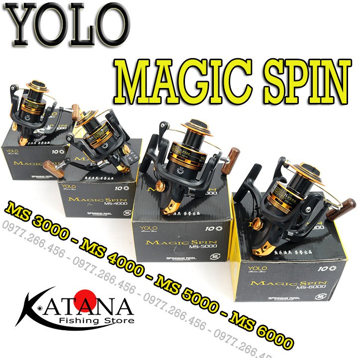 Máy Câu Cá Yolo Magic Spin - MS 3000 - MS 4000 - MS 5000 - MS 6000