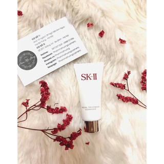 Sữa Rửa Mặt SKII Facial Treatment Gentle Cleanser mini 20g