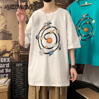 [7 Ngày đổi trả nếu không hài lòng] Áo thun nam, Áo thun tay lỡ unisex bao ngầu dáng rộng freesize in Cuộn tròn TL829