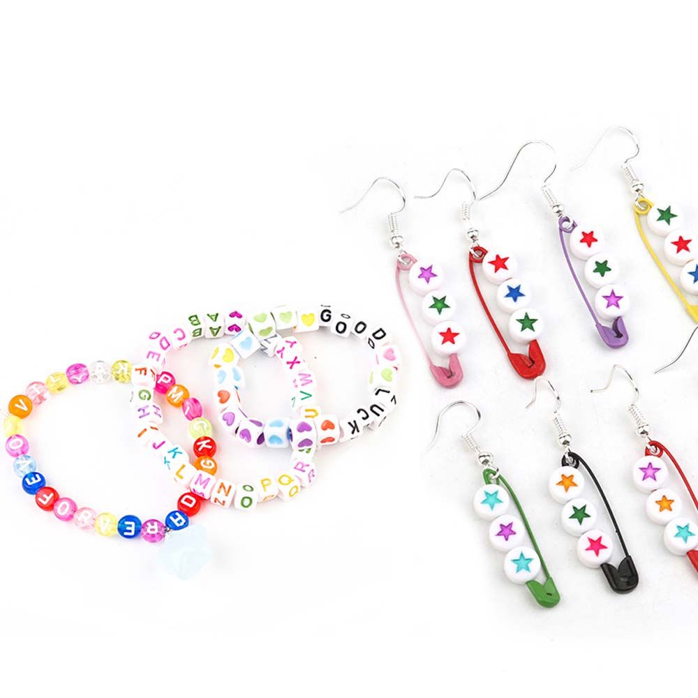 Set 100 hạt phụ kiện nhiều màu sắc để làm trang sức thủ công