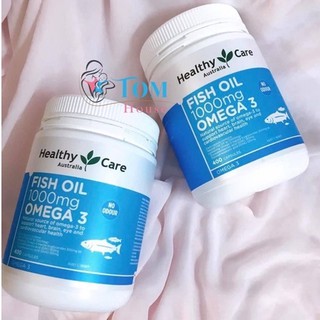 Sale Dầu Cá Tự Nhiên Fish Oil Healthy Care Omega 3 1000mg, 400 viên